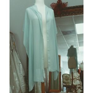SEAFOAM color Mary's Shawl